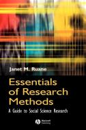 Essentials of Research Methods di Janet M. Ruane edito da Wiley-Blackwell