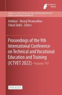 Proceedings of the 9th International Conference on Technical and Vocational Education and Training (ICTVET 2022) edito da ATLANTIS PR