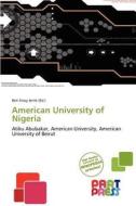 American University of Nigeria edito da Part Press