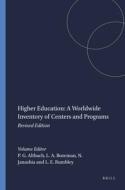 Higher Education: A Worldwide Inventory of Centers and Programs: Revised Edition edito da SENSE PUBL