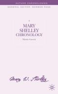 A Mary Shelley Chronology di M. Garrett edito da SPRINGER NATURE