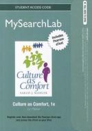 Mysearchlab with Pearson Etext -- Standalone Access Card -- For Culture as Comfort di Sarah J. Mahler edito da Pearson