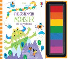 Fingerstempeln: Monster di Fiona Watt edito da Usborne Verlag