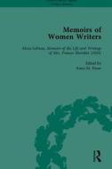 Memoirs Of Women Writers, Part I (set) di Anna M. Fitzer edito da Taylor & Francis Ltd