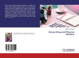 Accounting and Finance Division di Karthik Prabhakaran edito da LAP Lambert Academic Publishing