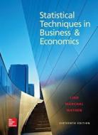 Statistical Techniques In Business And Economics di Douglas A. Lind, William G. Marchal, Samuel Adam Wathen edito da Mcgraw-hill Education - Europe
