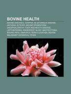 Bovine Health: Rora Elevation, Freemarti di Books Llc edito da Books LLC, Wiki Series