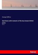 Specimens with memoirs of the less-known British poets di George Gilfillan edito da hansebooks