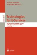 Technologies for E-Services edito da Springer Berlin Heidelberg