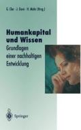 Humankapital und Wissen edito da Springer Berlin Heidelberg