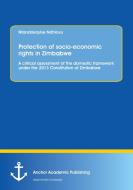 Protection of socio-economic rights in Zimbabwe. A critical assessment of the domestic framework under the 2013 Constitu di Ntandokayise Ndhlovu edito da Anchor Academic Publishing