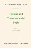 Formal and Transcendental Logic di Edmund Husserl edito da Springer Netherlands