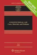 Constitutional Law: Cases, Materials, and Problems di Russell L. Weaver, Steven I. Friedland, Catherine Hancock edito da Aspen Publishers