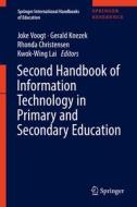 Second Handbook Of Information Technology In Primary And Secondary Education edito da Springer International Publishing Ag