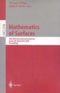 Mathematics of Surfaces edito da Springer Berlin Heidelberg