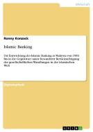 Islamic Banking di Ronny Konzack edito da GRIN Publishing