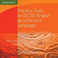Practice Tests For Igcse English As A Second Language: Listening And Speaking, Extended Level Audio Cds (2) (accompanies Bk 1) di Marian Barry edito da Cambridge University Press