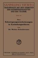 Über Schwingungserscheinungen in Entladungsröhren di Walter Schallreuter edito da Vieweg+Teubner Verlag