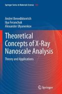 Theoretical Concepts of X-Ray Nanoscale Analysis di Andrei Benediktovich, Ilya Feranchuk, Alexander Ulyanenkov edito da Springer Berlin Heidelberg