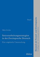 Satzverarbeitungsstrategien in der Zweitsprache Deutsch di Mirja Gruhn edito da Ibidem-Verlag