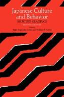 Lebra: Jpns Cult/Behavior Revise edito da UNIV OF HAWAII PR
