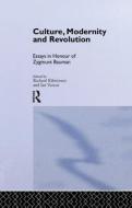 Culture, Modernity and Revolution edito da Taylor & Francis Ltd