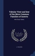 Tabular View And Key Of The More Common Families Of Insects di L C Wooster edito da Sagwan Press