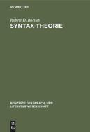 Syntax-Theorie di Robert D. Borsley edito da De Gruyter