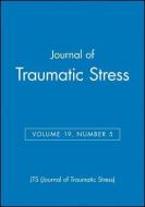 Journal Of Traumatic Stress, Volume 20, Number 2 di JTS edito da John Wiley And Sons Ltd