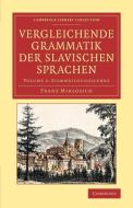 Vergleichende Grammatik der slavischen Sprachen - Volume             2 di Franz Miklosich edito da Cambridge University Press