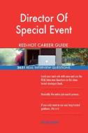 Director of Special Event Red-Hot Career Guide; 2631 Real Interview Questions di Red-Hot Careers edito da Createspace Independent Publishing Platform