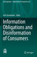 Information Obligations and Disinformation of Consumers edito da Springer International Publishing