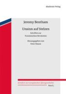 Bentham, J: Unsinn auf Stelzen di Jeremy Bentham edito da Akademie Verlag GmbH