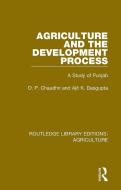 Agriculture And The Development Process di D. P. Chaudhri, Ajit K. Dasgupta edito da Taylor & Francis Ltd