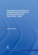 Passages From The Diary Of Cb di Patrick Gordon edito da Taylor & Francis Ltd