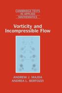 Vorticity and Incompressible Flow di Andrew Majda, Andrea L. Bertozzi edito da Cambridge University Press