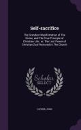 Self-sacrifice di John Cooper edito da Palala Press