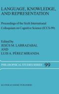 Language, Knowledge, and Representation di J. M. Larrazahal edito da Springer Netherlands