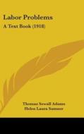 Labor Problems: A Text Book (1918) di Thomas Sewall Adams, Helen Laura Sumner edito da Kessinger Publishing