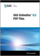 SAS Onlinedoc 9.3:: PDF Files edito da SAS Institute
