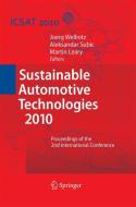 Sustainable Automotive Technologies 2010 edito da Springer Berlin Heidelberg