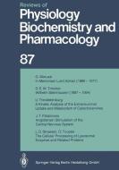 Reviews of Physiology, Biochemistry and Pharmacology di R. H. Adrian, E. Helmreich, H. Holzer, R. Jung, O. Krayer, R. J. Linden, F. Lynen, P. A. Miescher, J. Piiper, Rasmussen, edito da Springer Berlin Heidelberg