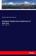 Aboriginal chipped stone implements of New York di William Martin Beauchamp edito da hansebooks