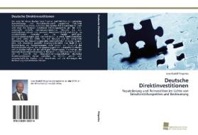 Deutsche Direktinvestitionen di Uwe Rudolf Fingerlos edito da Südwestdeutscher Verlag für Hochschulschriften AG  Co. KG