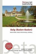 Balg (Baden-Baden) edito da Betascript Publishing