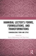 Hannibal Lecter's Forms, Formulations, And Transformations edito da Taylor & Francis Ltd