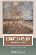 Education Policy di Richard Smith edito da Wiley-Blackwell