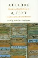 Culture & Text di Alison Lee, Cate Poynton edito da Rowman & Littlefield