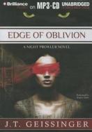 Edge of Oblivion di J. T. Geissinger edito da Brilliance Corporation