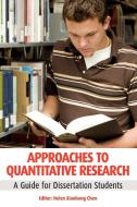 Approaches to Quantitative Research edito da Oak Tree Press